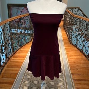 Susana Monaco strapless dress Sz L